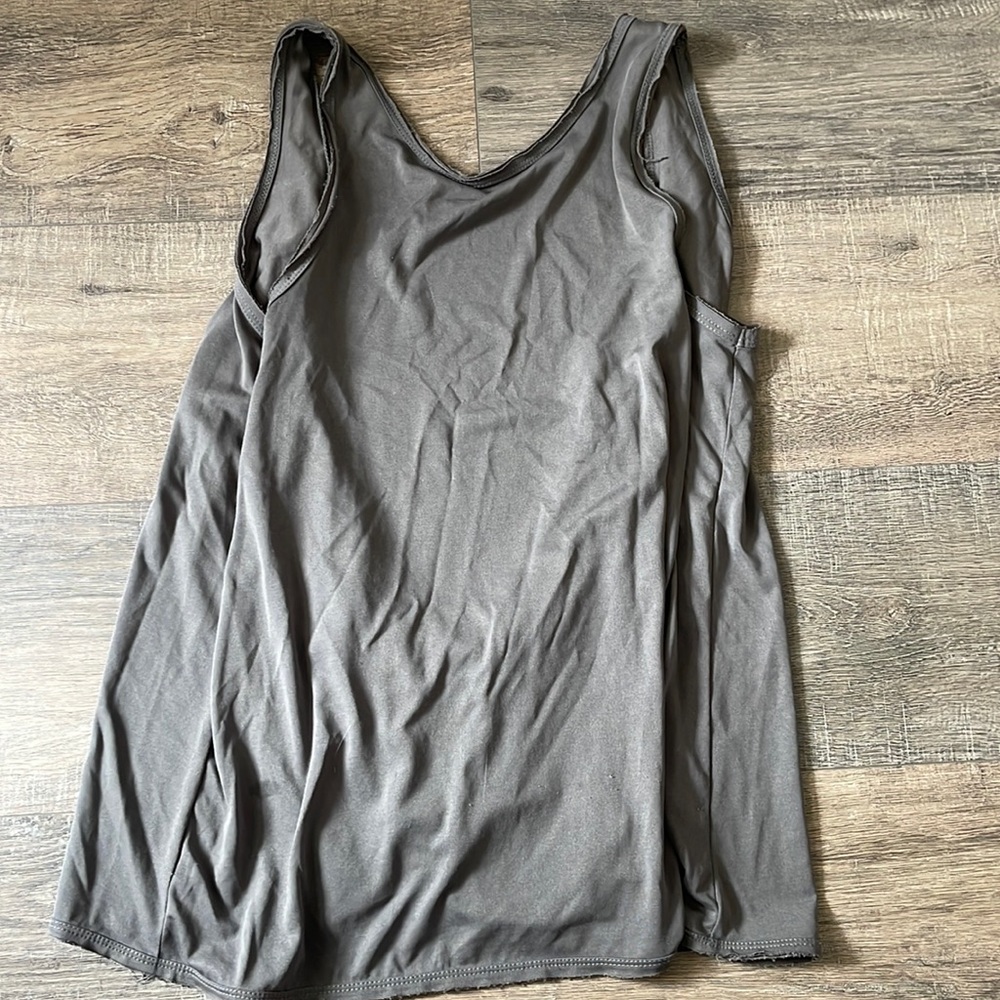 Open back tank top